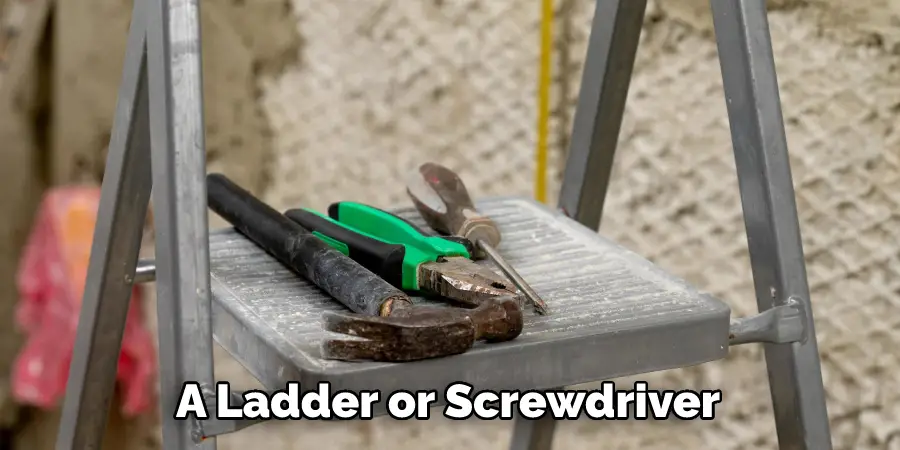 A Ladder or Screwdriver