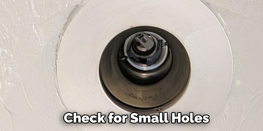 Check for Small Holes