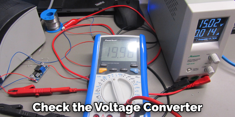 Check the Voltage Converter