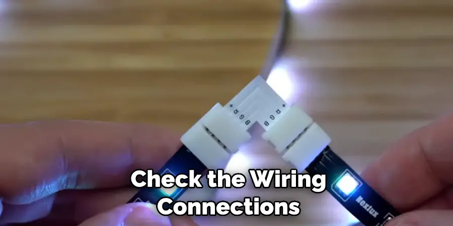 Check the Wiring Connections