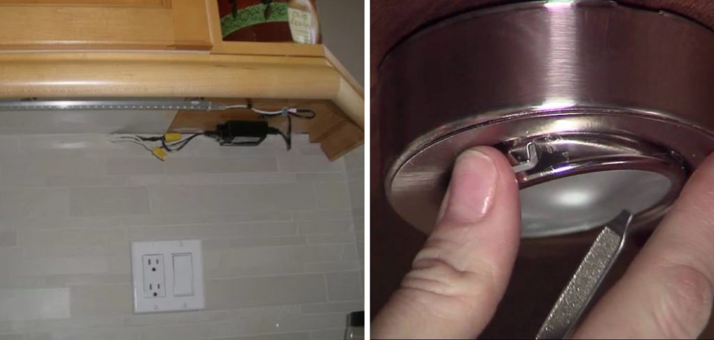 How to Change Under Cabinet Light Bulb