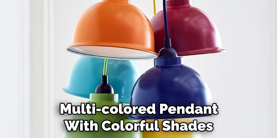 Multi-colored Pendant With Colorful Shades