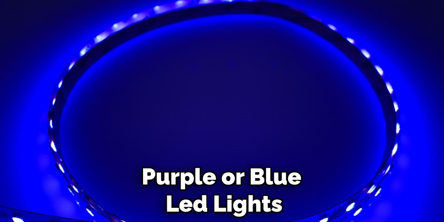 Purple or Blue Led Lights