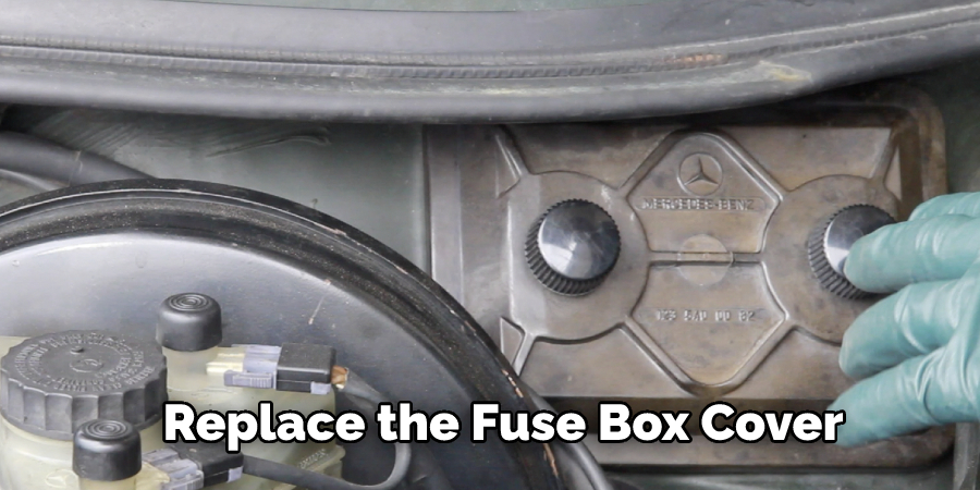 Replace the Fuse Box Cover