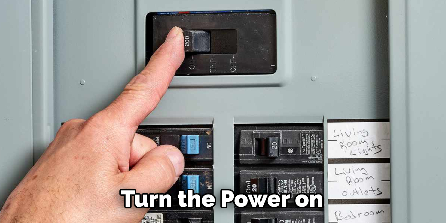Turn the Power on