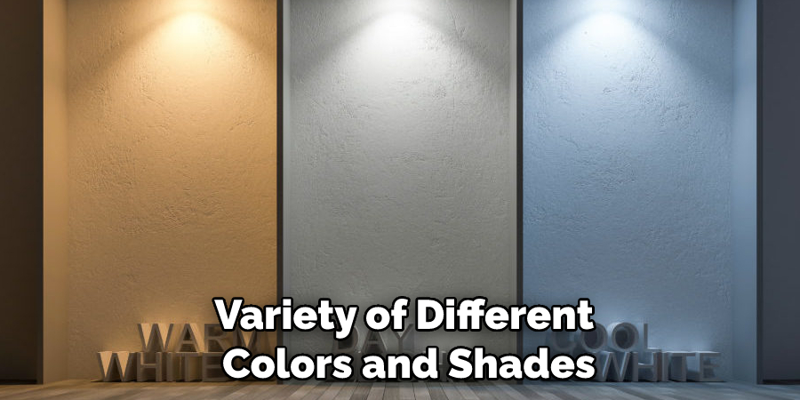 Variety of Different Colors and Shades