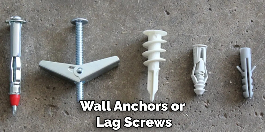 Wall Anchors or Lag Screws