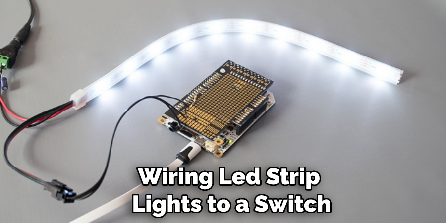 Wiring Led Strip Lights to a Switch