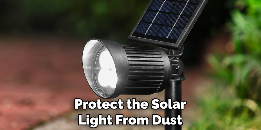 Protect the Solar Light From Dust
