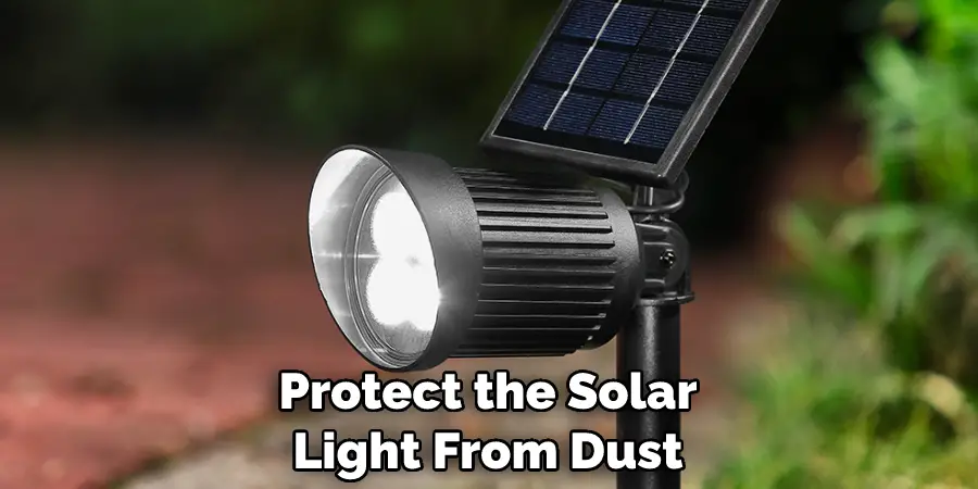 Protect the Solar Light From Dust