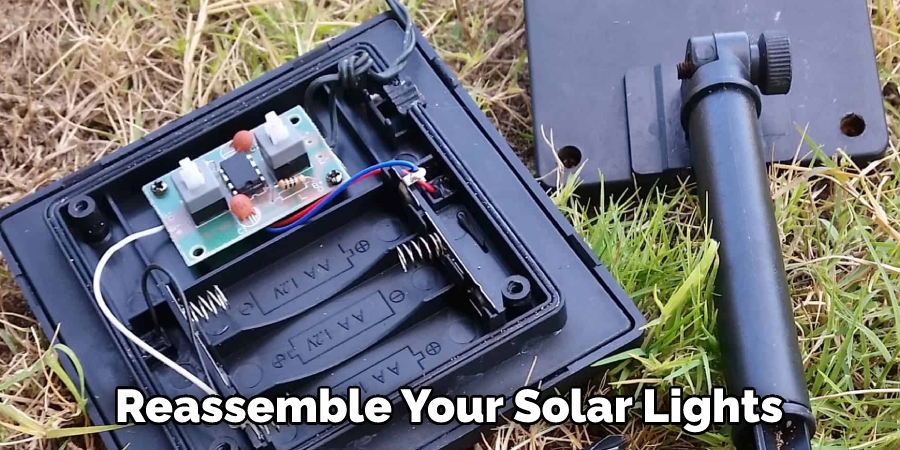 Reassemble Your Solar Lights