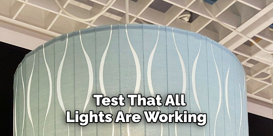  Test That All Lights Are Working 