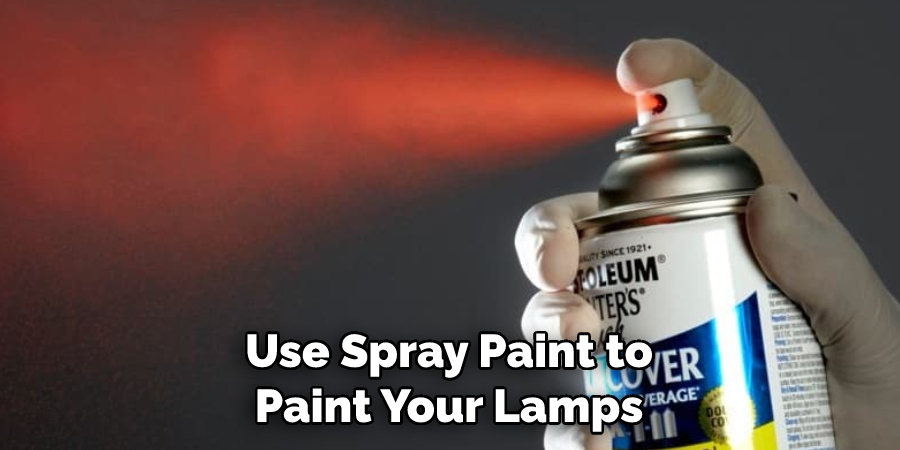 Use Spray Paint to Paint Your Lamps