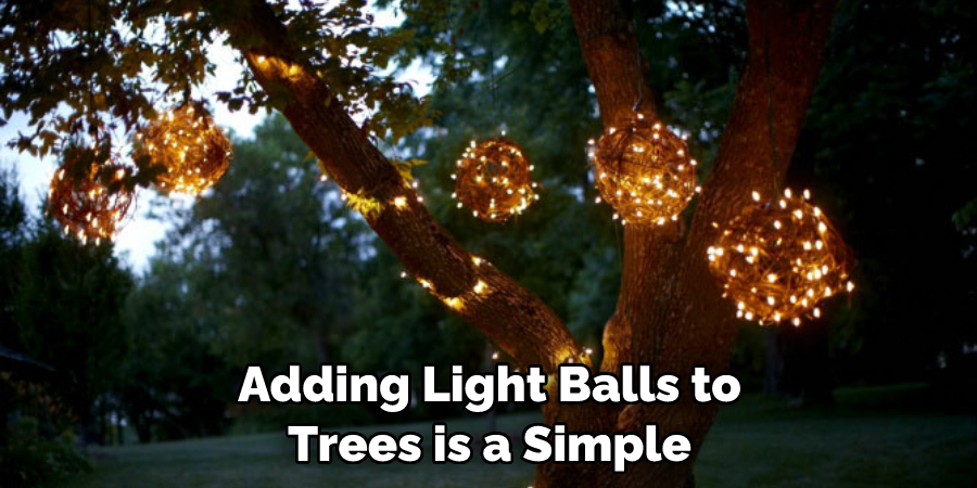 Adding Light Balls to Trees is a Simple