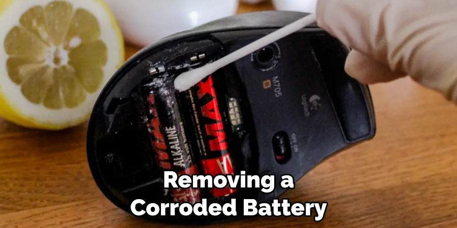 Removing a Corroded Battery