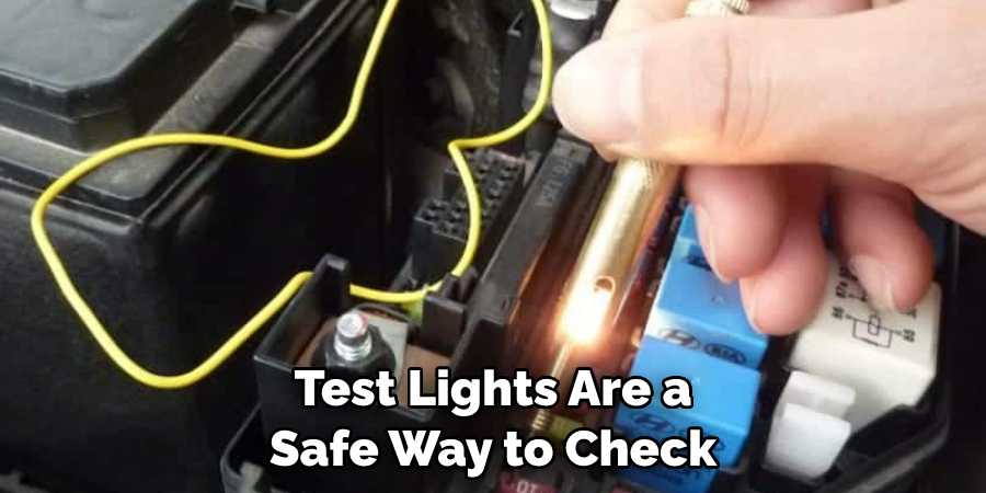 Test Lights Are a Safe Way to Check