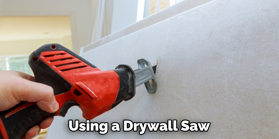 Using a Drywall Saw