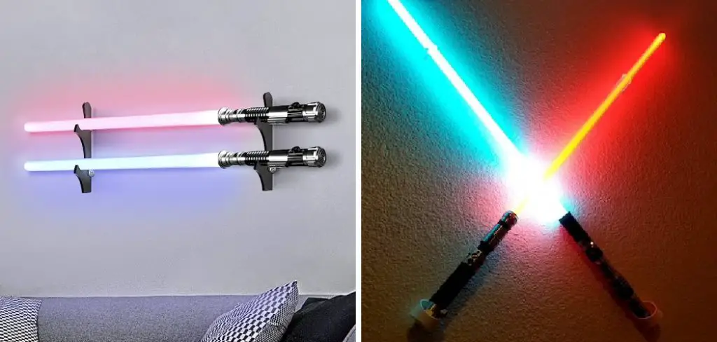 How to Display Lightsaber on Wall