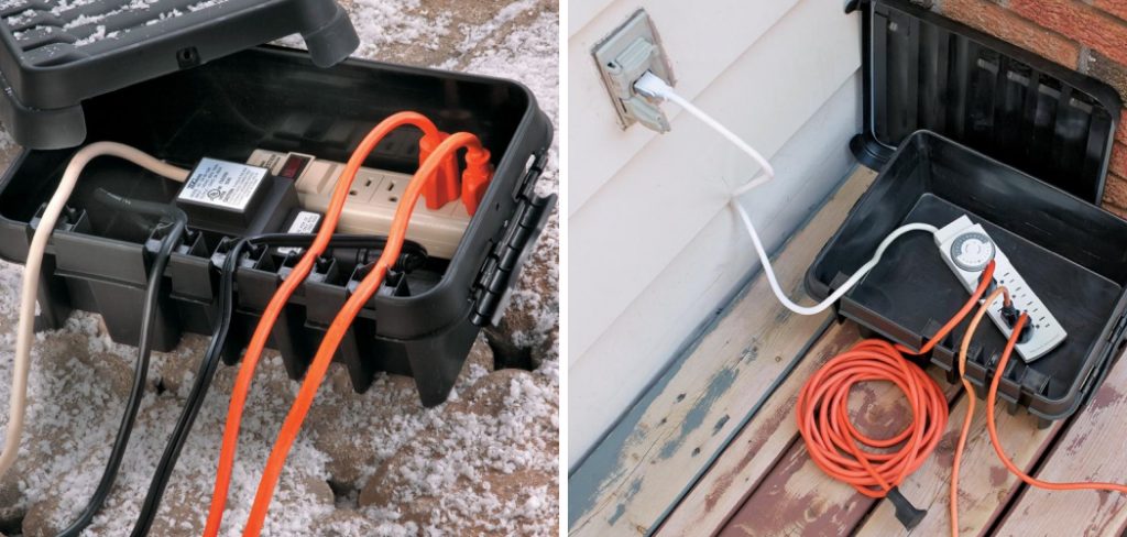 How to Hide Outdoor Christmas Light Cords