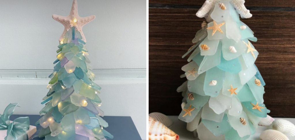 How to Make a Lighted Sea Glass Christmas Tree