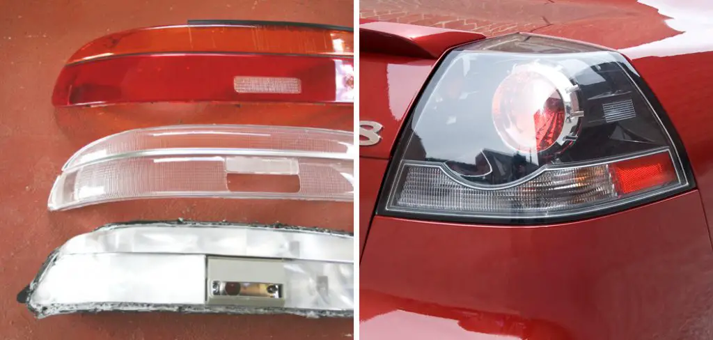 How to Remove Red from Tail Lights