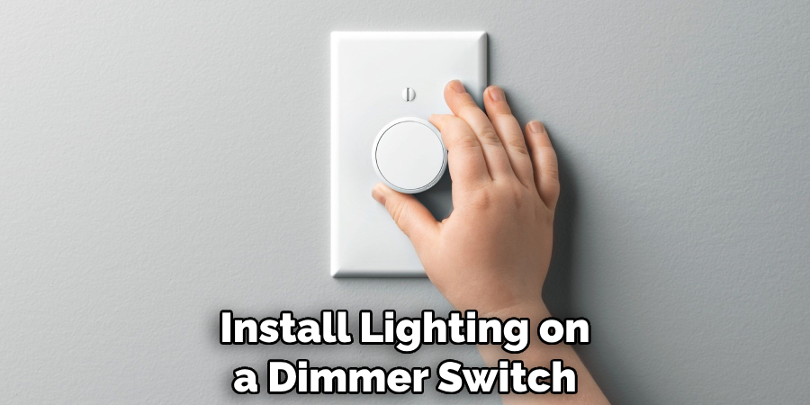 Install Lighting on a Dimmer Switch