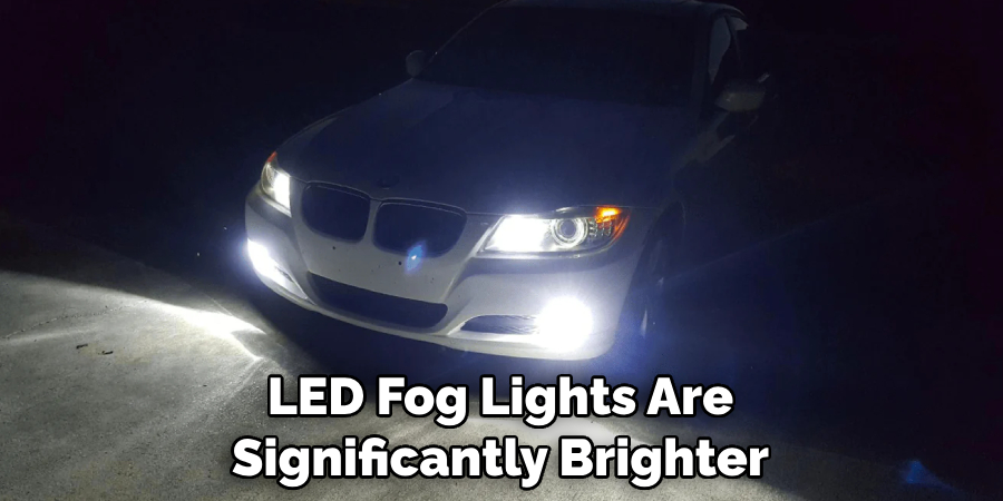 LED Fog Lights Are Significantly Brighter