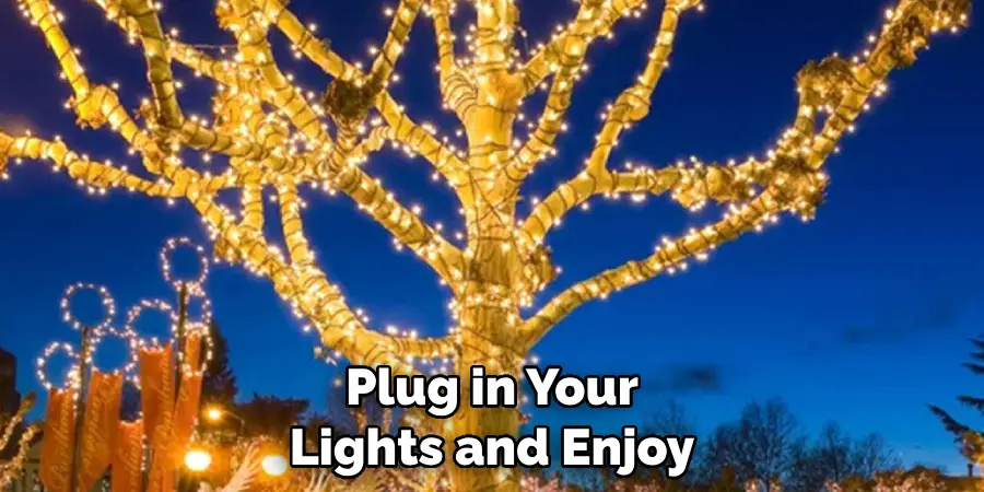 Plug in Your Lights and Enjoy