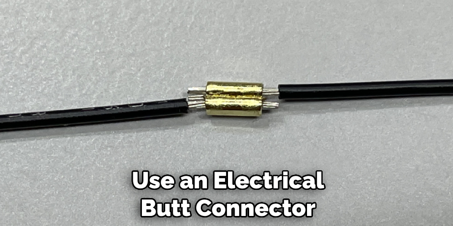 Use an Electrical Butt Connector