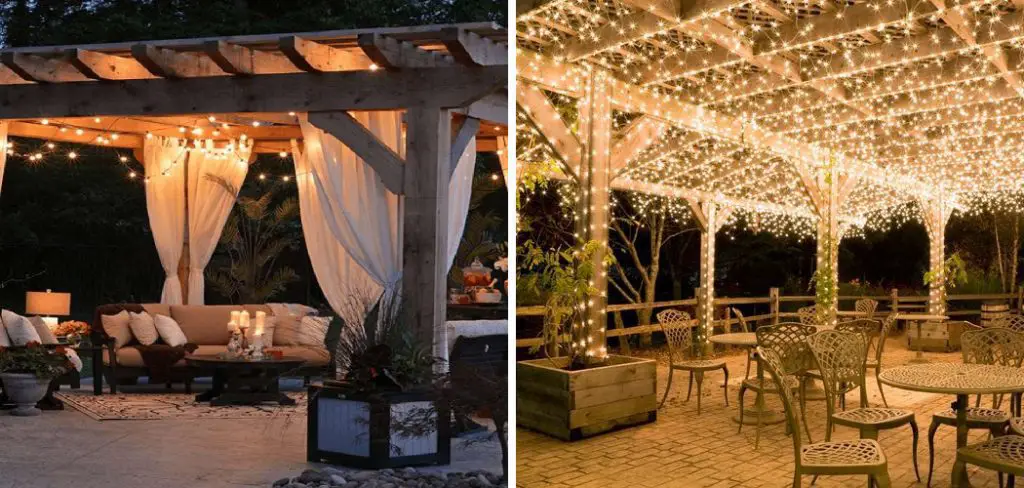 How to Decorate a Pergola With Lights