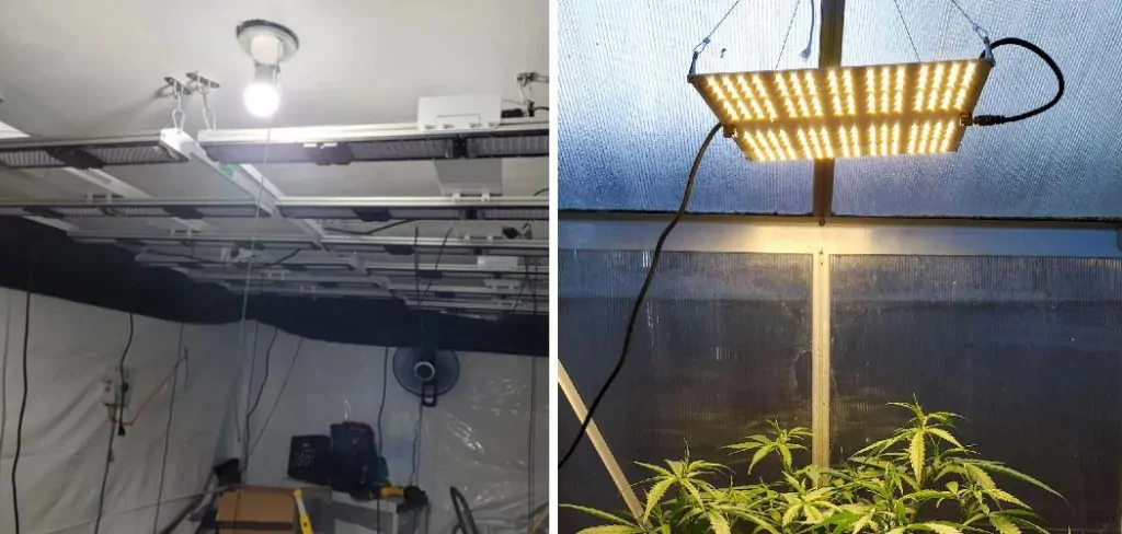 How to Hang Grow Lights in Tent