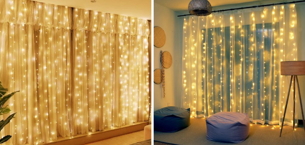 How to Hang Up Curtain Lights