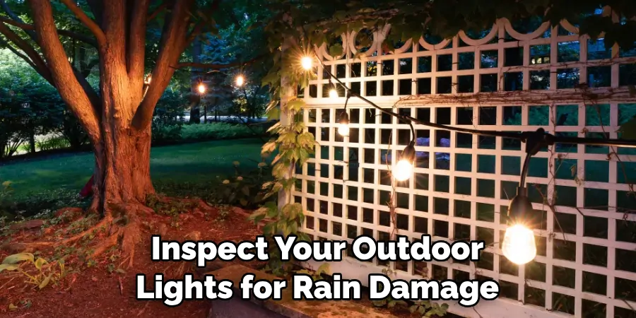 Inspect Your Outdoor Lights for Rain Damage