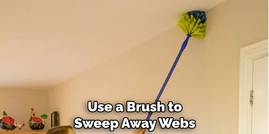 Use a Brush to Sweep Away Webs