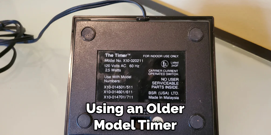 Using an Older Model Timer