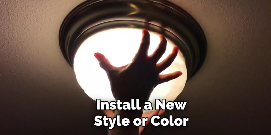 Install a New Style or Color
