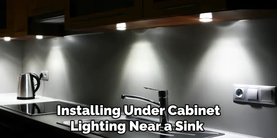 Installing Under Cabinet Lighting Near a Sink 