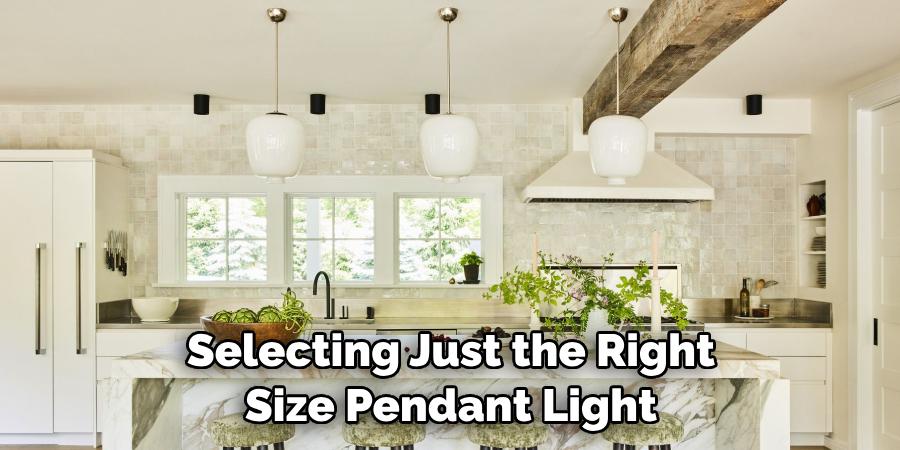Selecting Just the Right Size Pendant Light