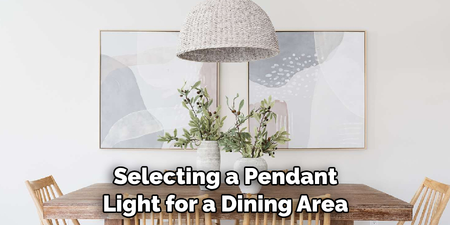 Selecting a Pendant Light for a Dining Area