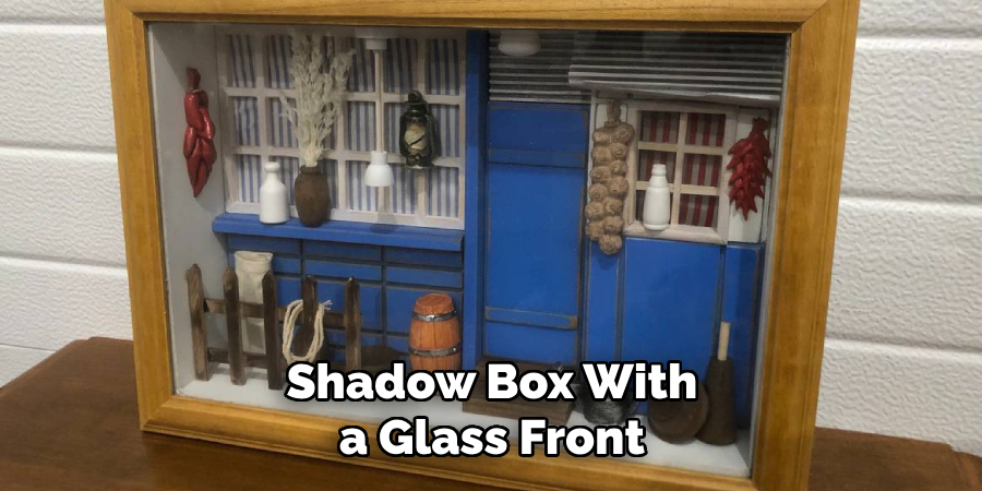 Shadow Box With a Glass Front