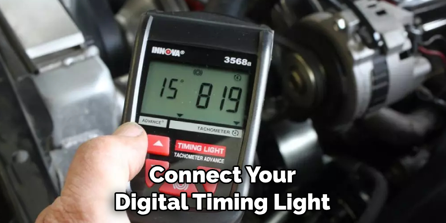 connect your digital timing light