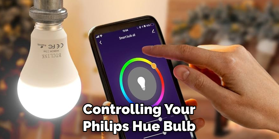 Controlling Your Philips Hue Bulb