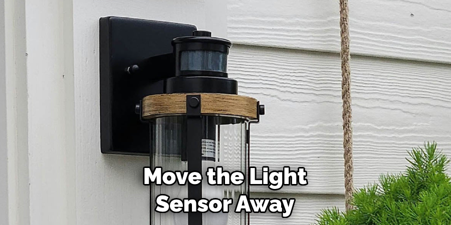 Move the Light Sensor Away