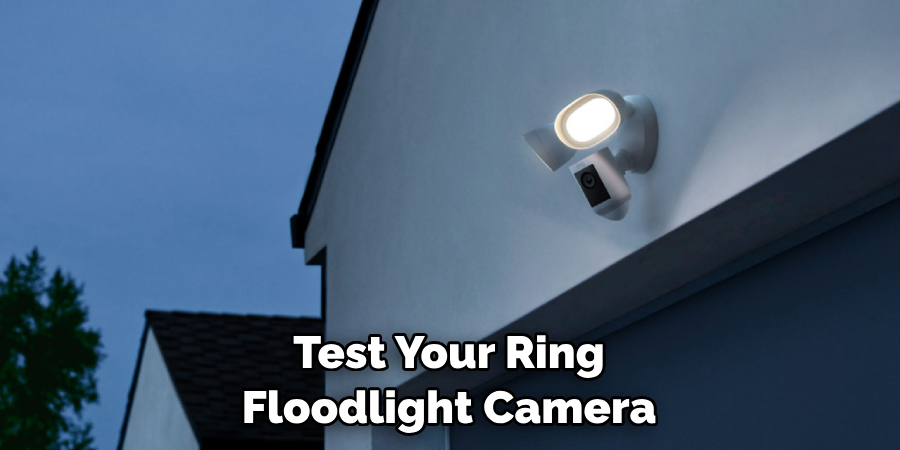 Test Your Ring Floodlight Camera