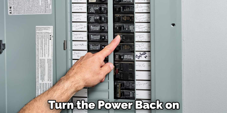 Turn the Power Back on