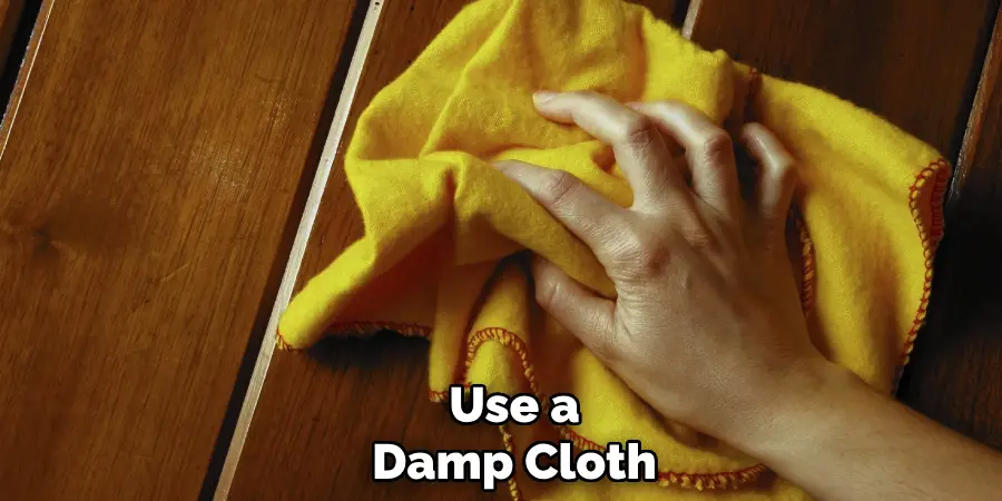 Use a Damp Cloth