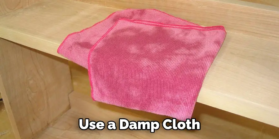 Use a Damp Cloth