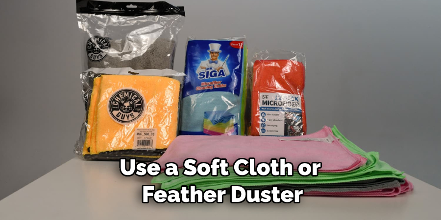 Use a Soft Cloth or Feather Duster