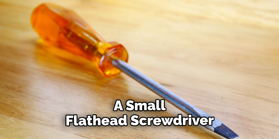 A Small Flathead Screwdriver