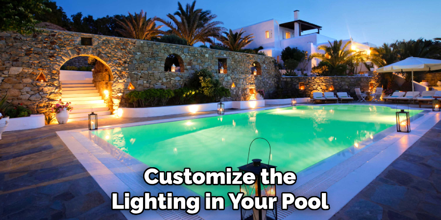 Customize the Lighting in Your Pool